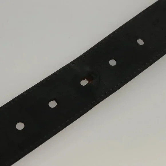 LOUIS VUITTON Damier Infini Ceinture Boston Belt Black LV Auth bs27758